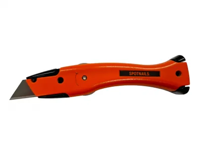 SPOTNAILS UTILITY KNIFE ORANGE/BLACK (12 BOX)
